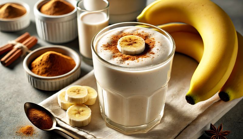 Smoothie banane et whey vanille